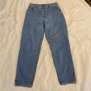 Vintage 90s Gloria Vanderbilt size Medium 14 High Waist Mom Jeans Tapered Leg